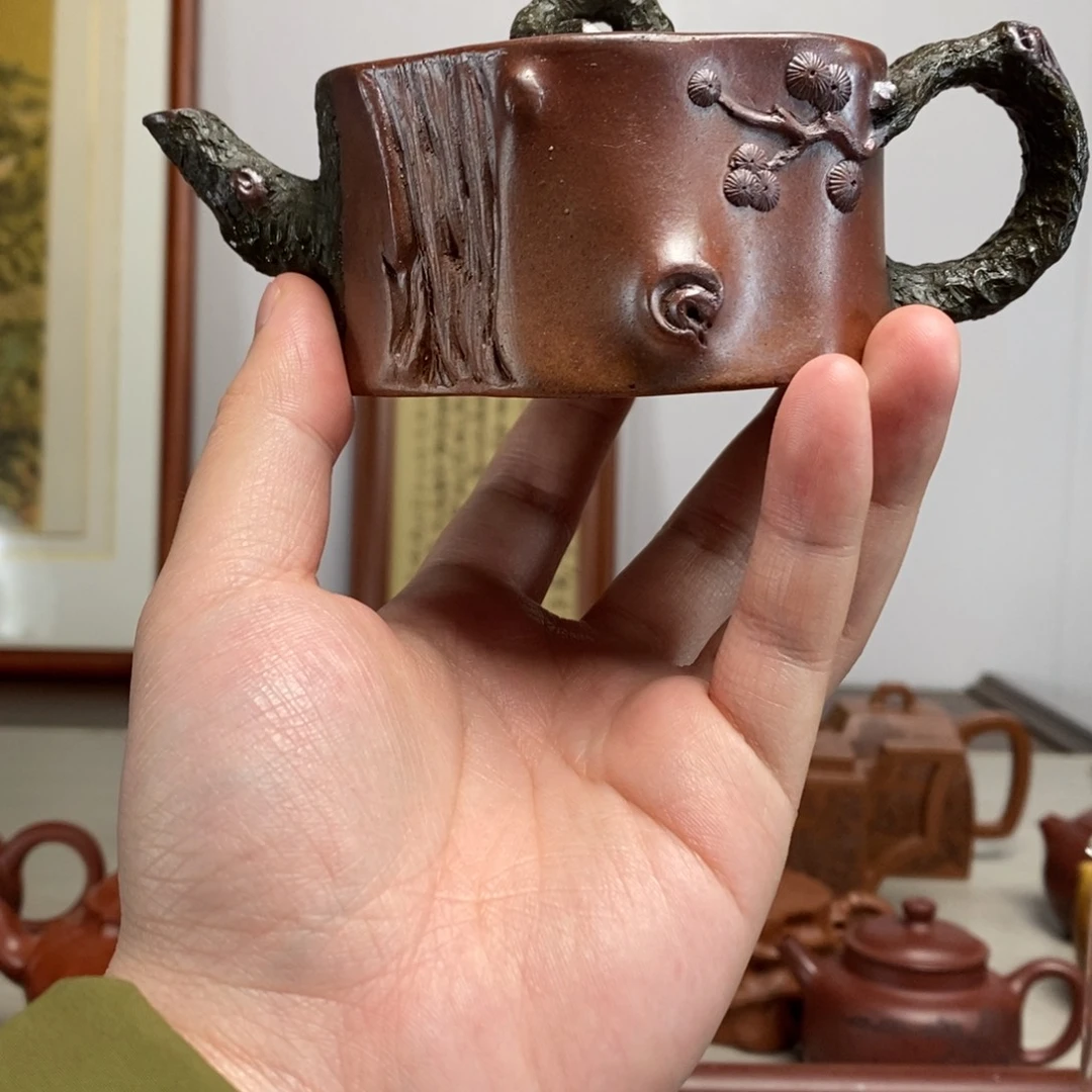 紫砂茶壶原矿泥料传统工艺制作