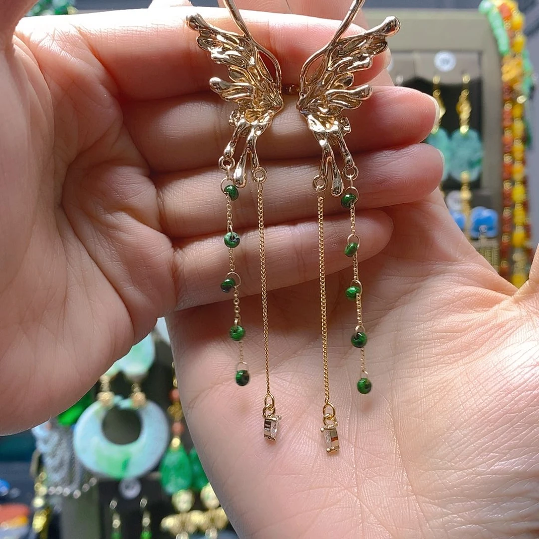 未镶嵌翡翠耳饰翡翠