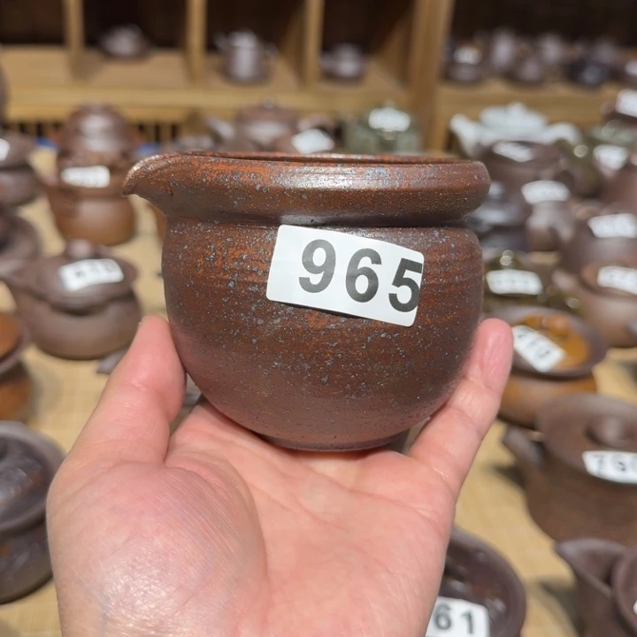 杯隗****丶粗瓷茶具素胎无釉盖碗