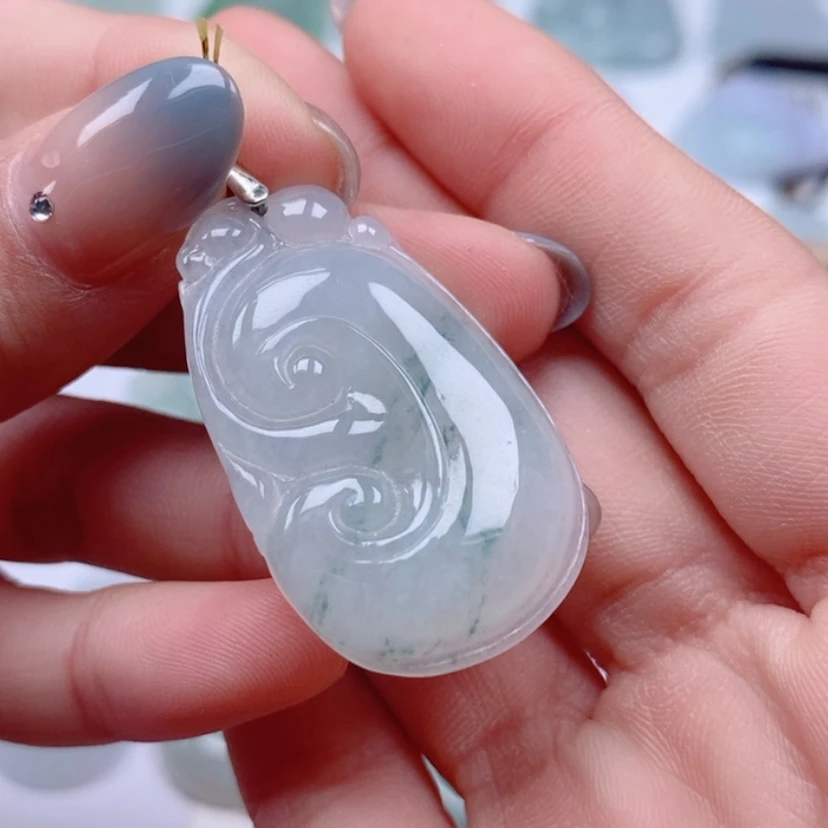 【闪购商品】翡翠吊坠(不含链)未镶嵌燕*天然a货翡翠