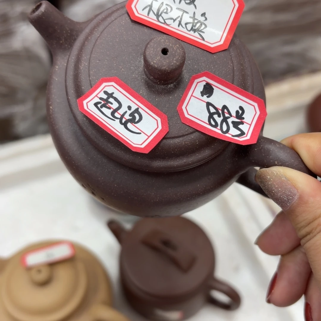 紫砂茶壶宜兴原矿底槽青