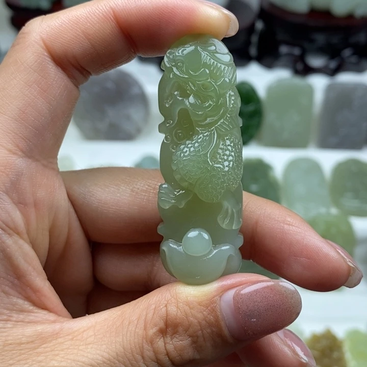 和田玉未镶嵌颈饰72