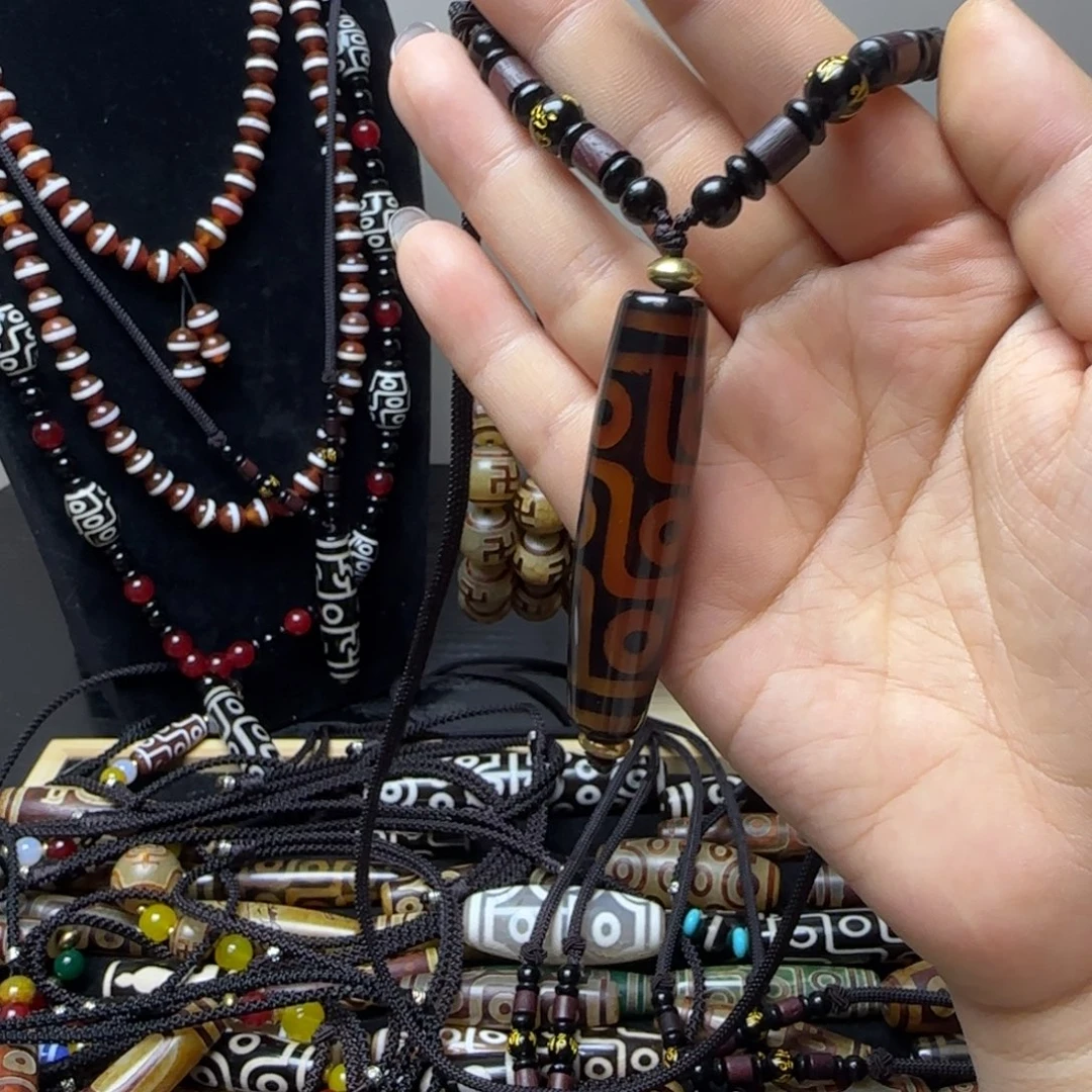 玛瑙/玉髓合金颈饰