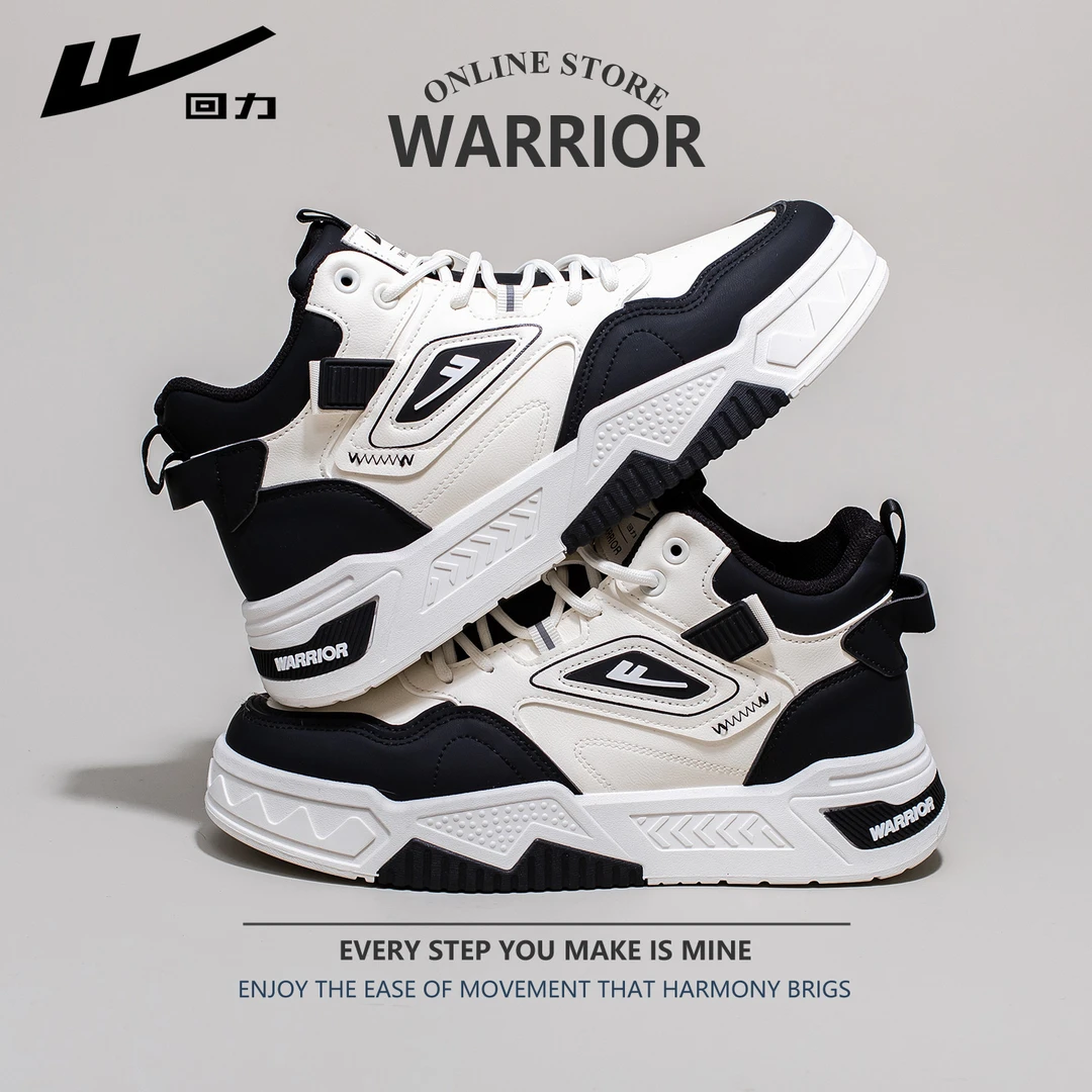 回力2025年夏季男士高帮板鞋百搭厚底高帮时尚休闲鞋防滑拼色板鞋