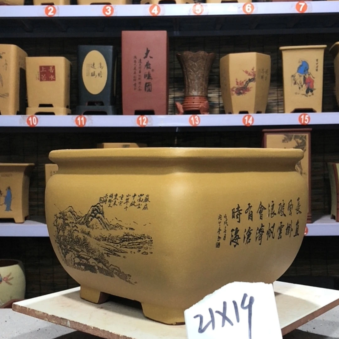 【闪购商品】紫砂花盆埜*手工制作