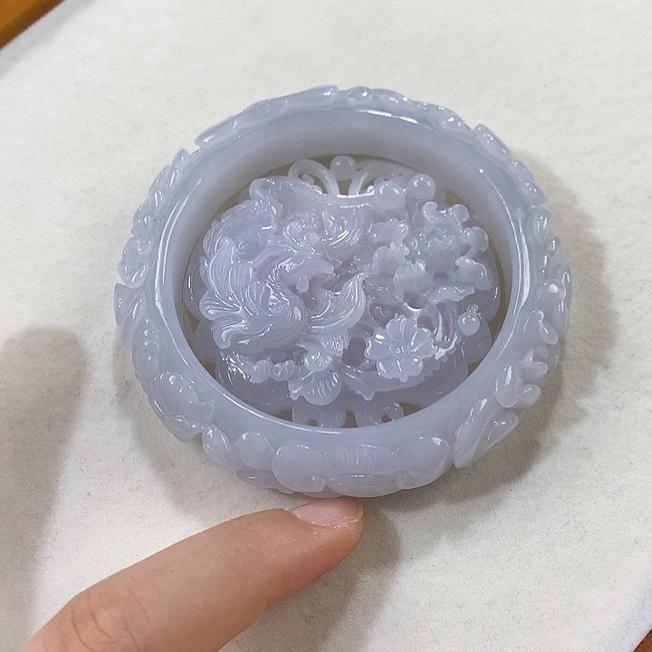 翡翠未镶嵌手镯翡翠手镯57.9