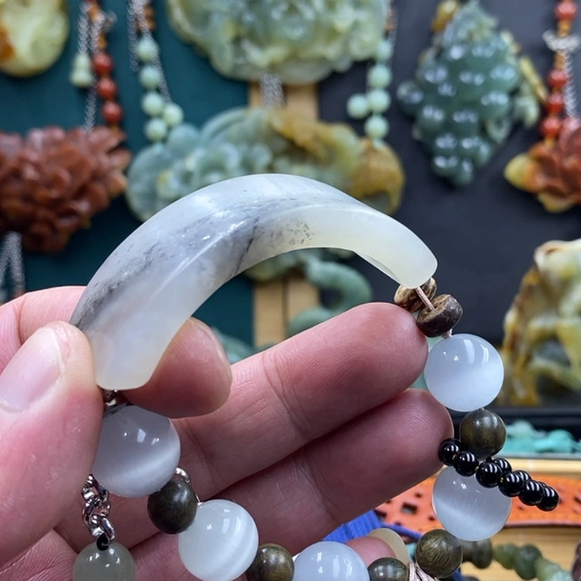 【闪购商品】未镶嵌岫玉手牌