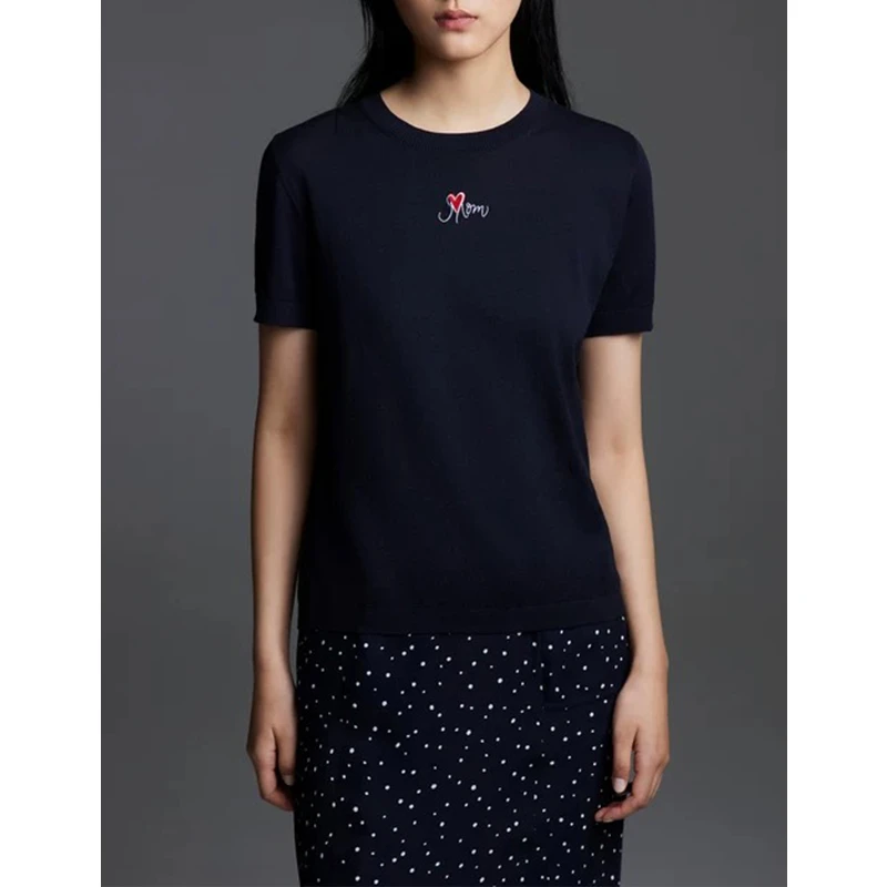 原厂孤品特价清！丝棉短袖T恤圆领针织衫R157