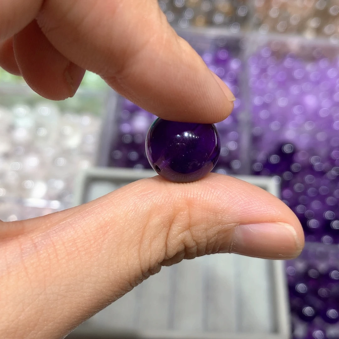 爱***露紫晶珠宝半成品银S925镶嵌