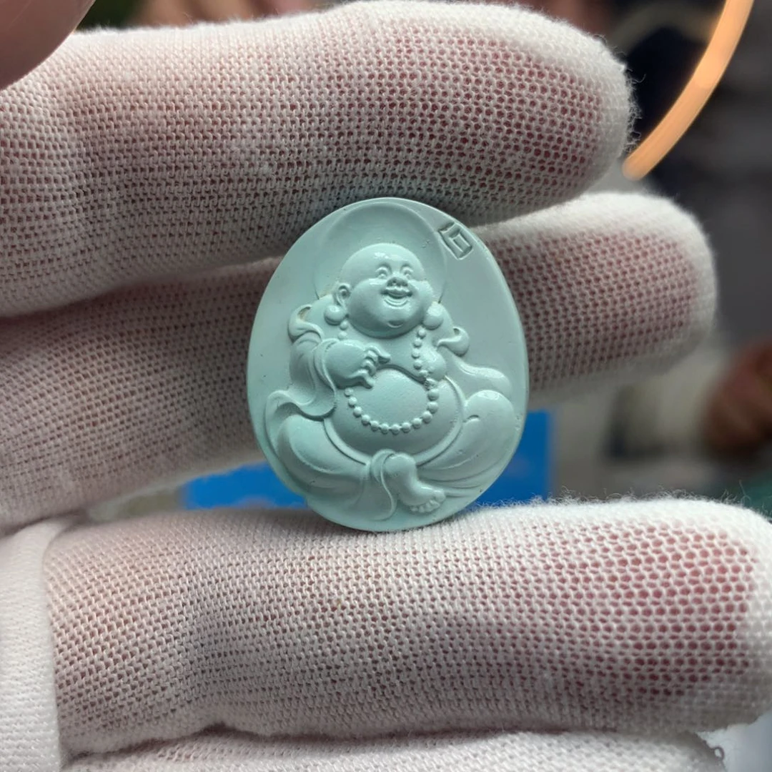 绿松石挂件未镶嵌