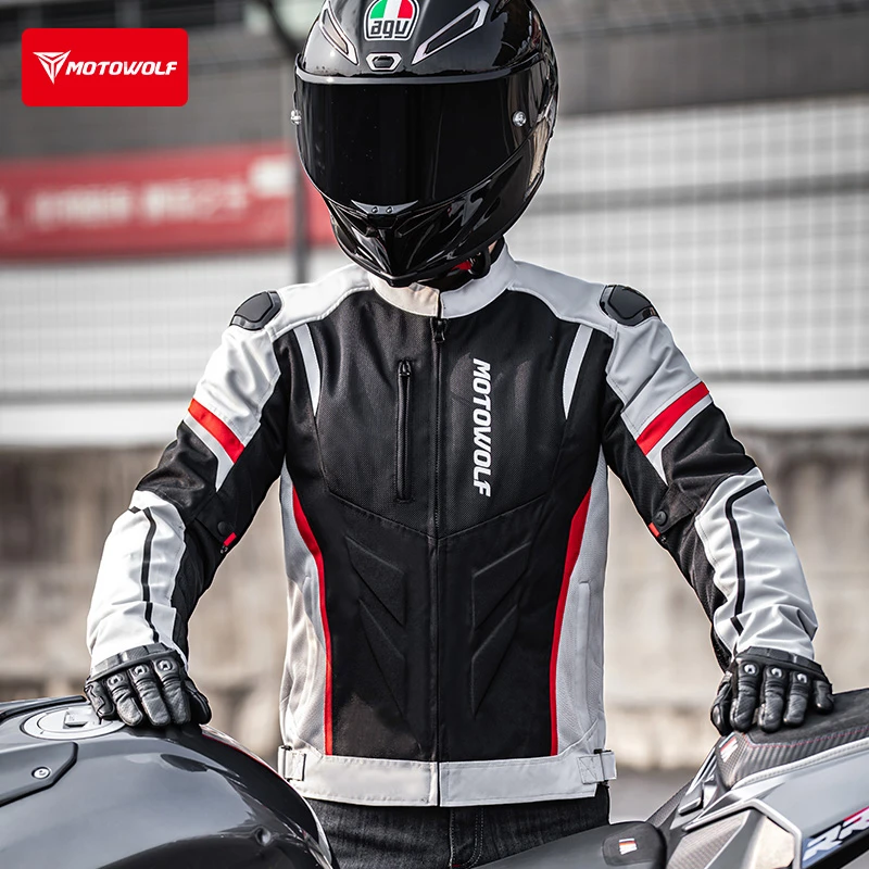 摩多狼风霆CE防护摩托车骑行服防摔耐磨机车服四季抗水保暖赛车