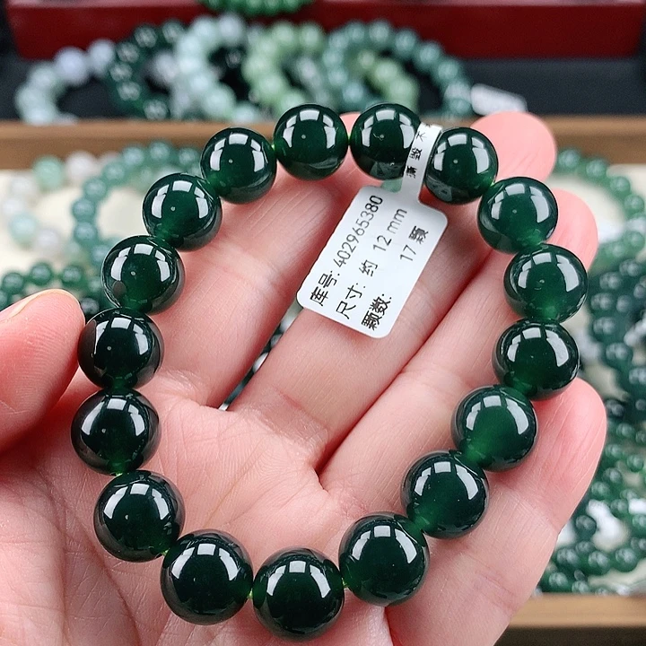 翡翠未镶嵌毛衣链