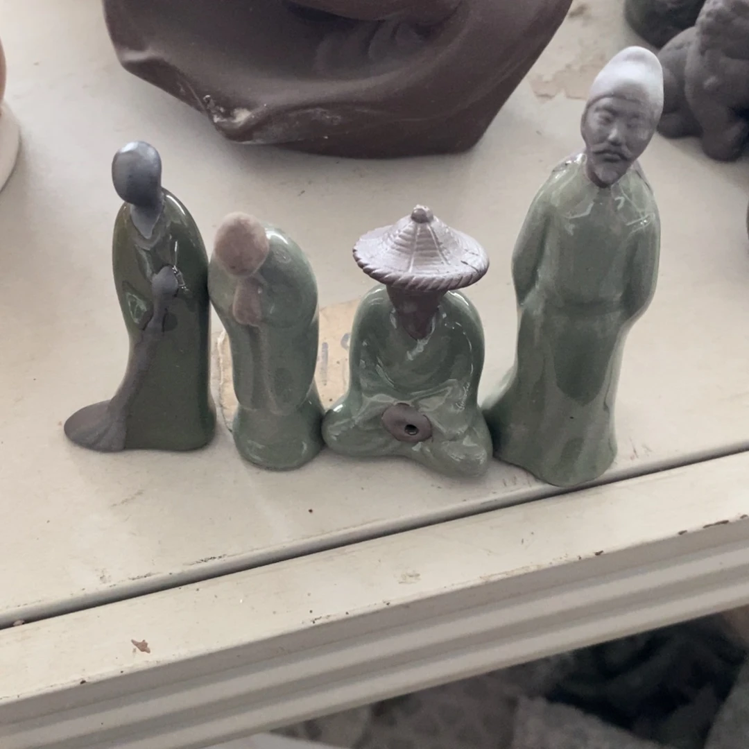 摆件红***?瑕疵摆件，满