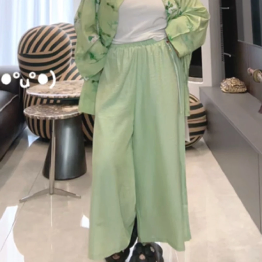 「69003」新中式【裤裙】春夏季设计感复古大码休闲百搭气质时尚