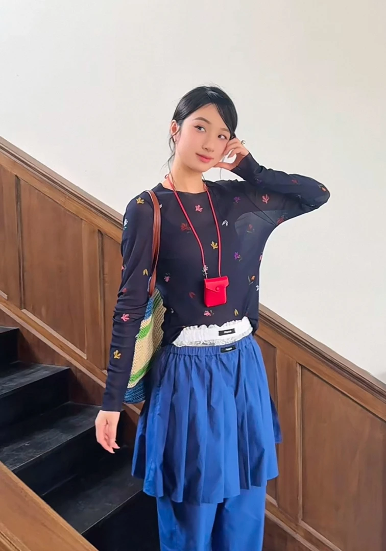 XIHaokan 碎花轻薄打底防晒