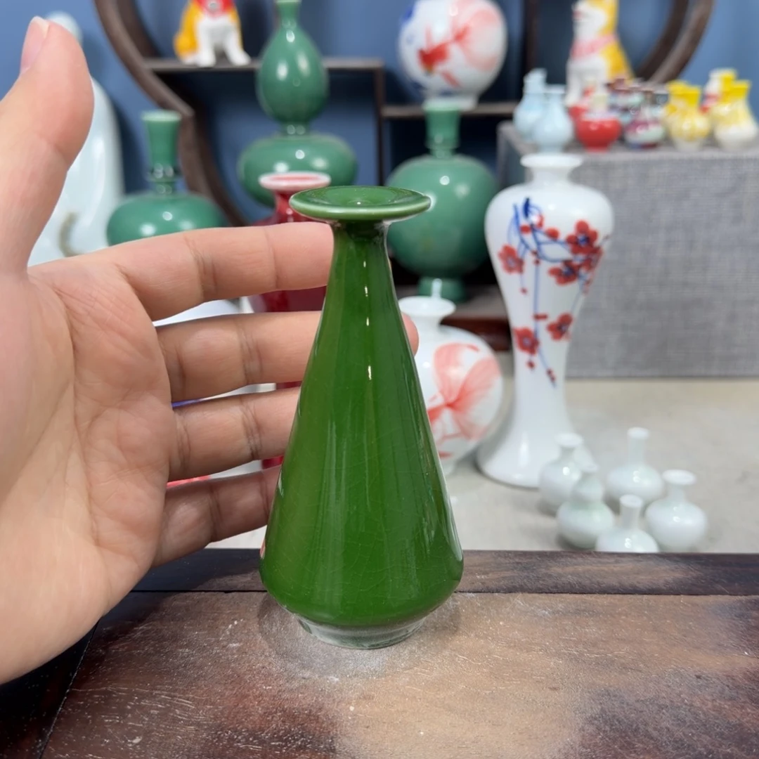 陶瓷手工小花器摆件