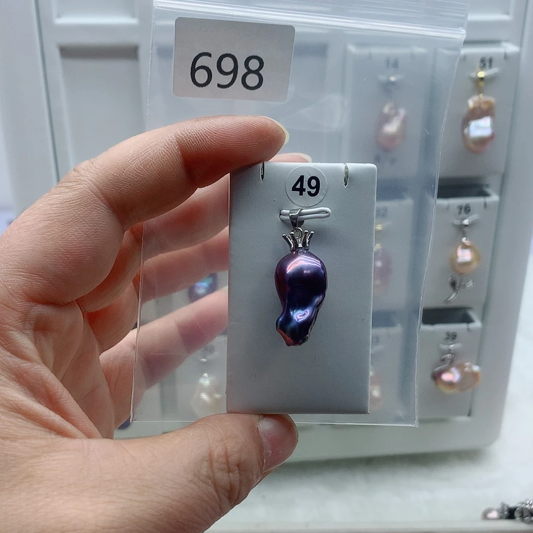 淡水珍珠合金吊坠(不含链)