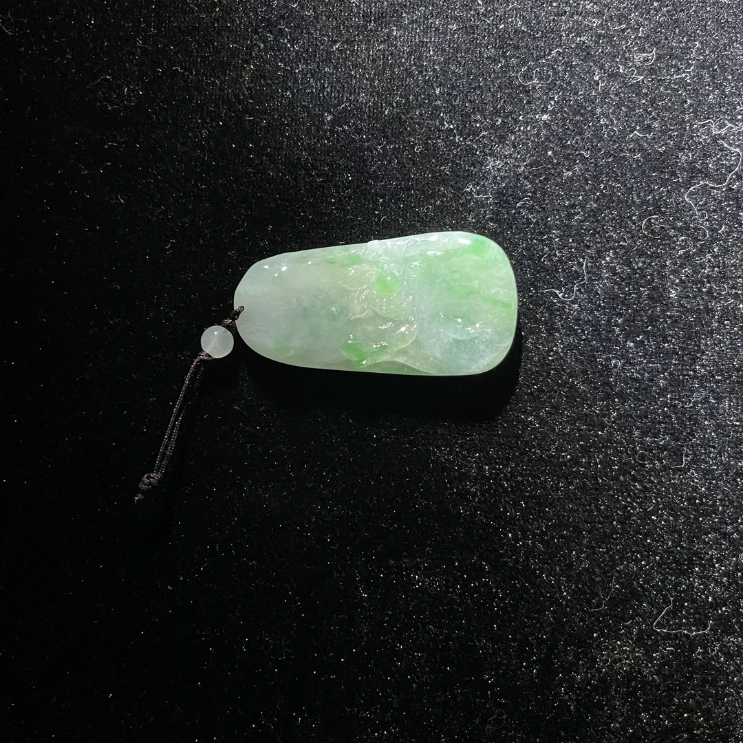 《当代》翡翠佛挂件  山东国营文物商店 63251012178 2052
