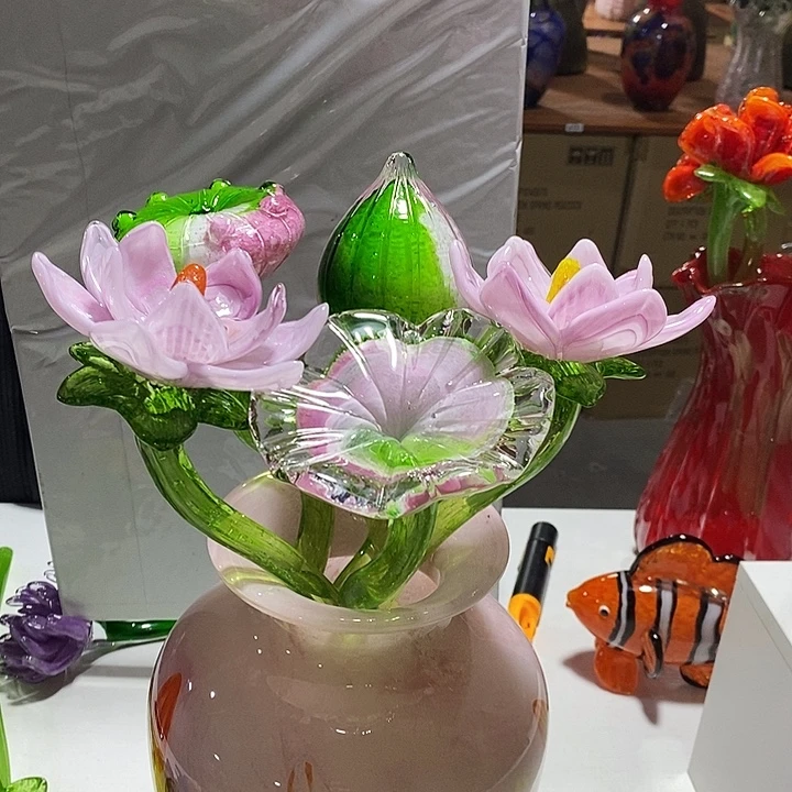 5只荷花高45厘米宽12厘米