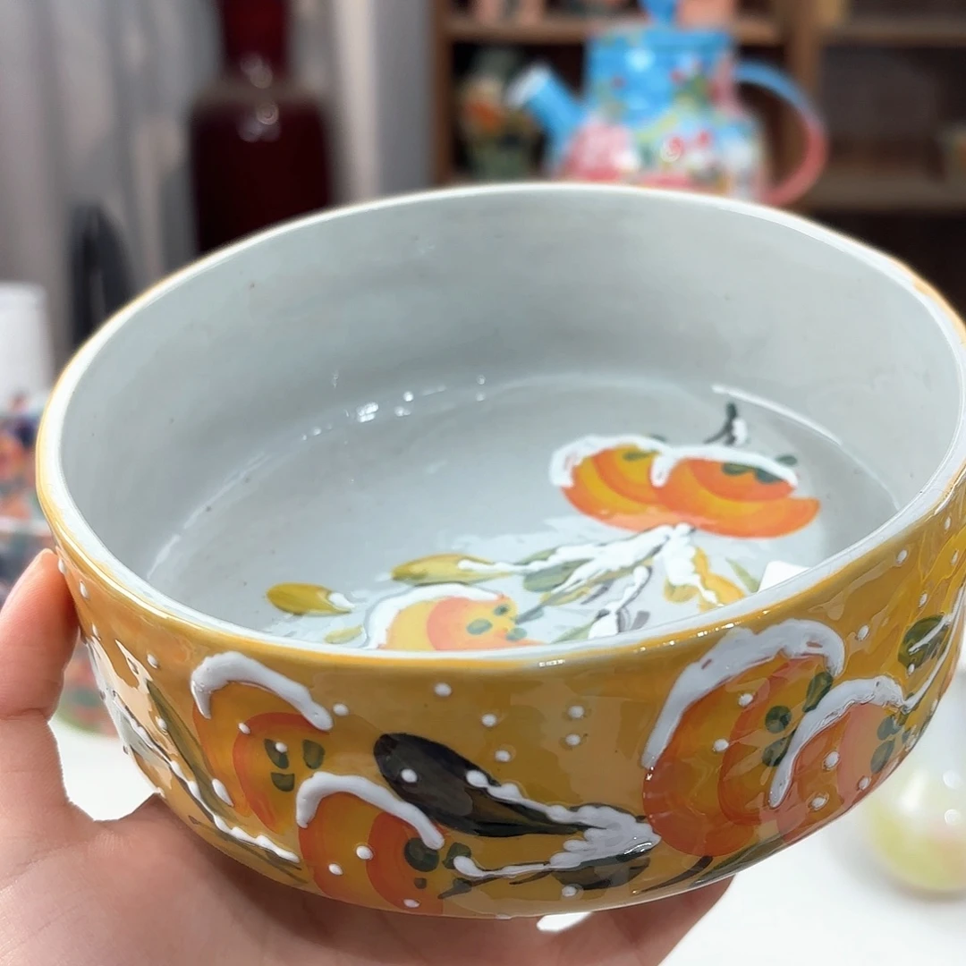 景德镇手绘高温釉下彩陶瓷茶具