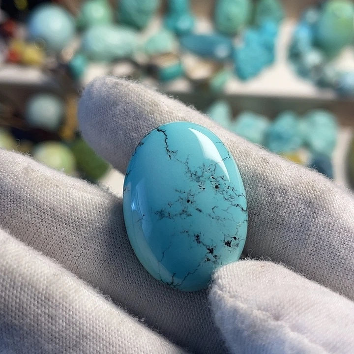 绿松石未镶嵌绿松石蛋面