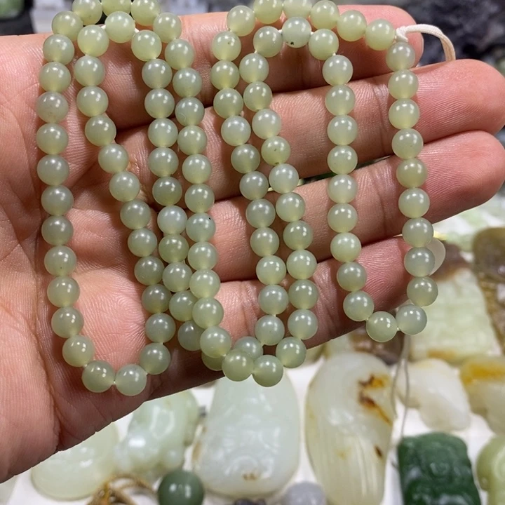 和田玉未镶嵌车挂