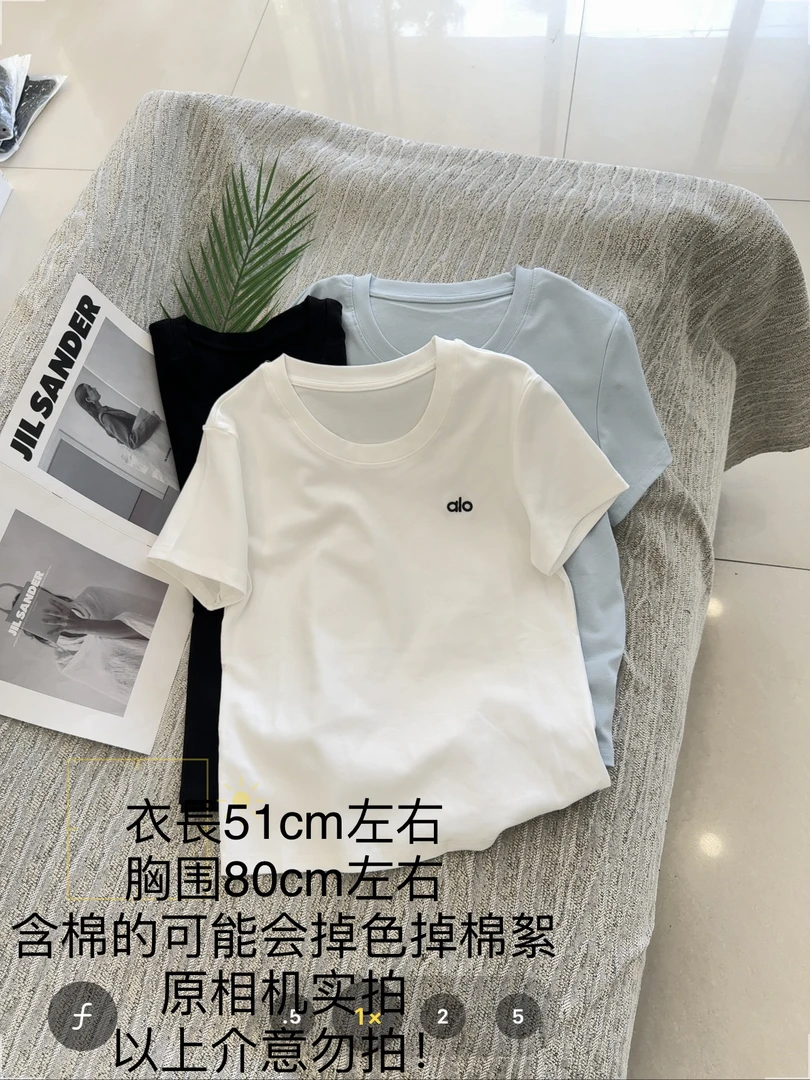 【大姐店】1362圆领字母短袖T恤