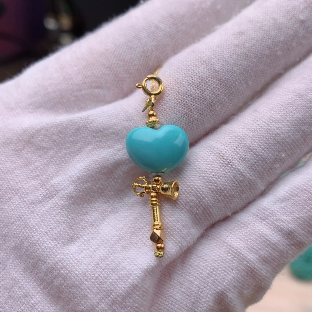 绿松石配饰银S925镶嵌