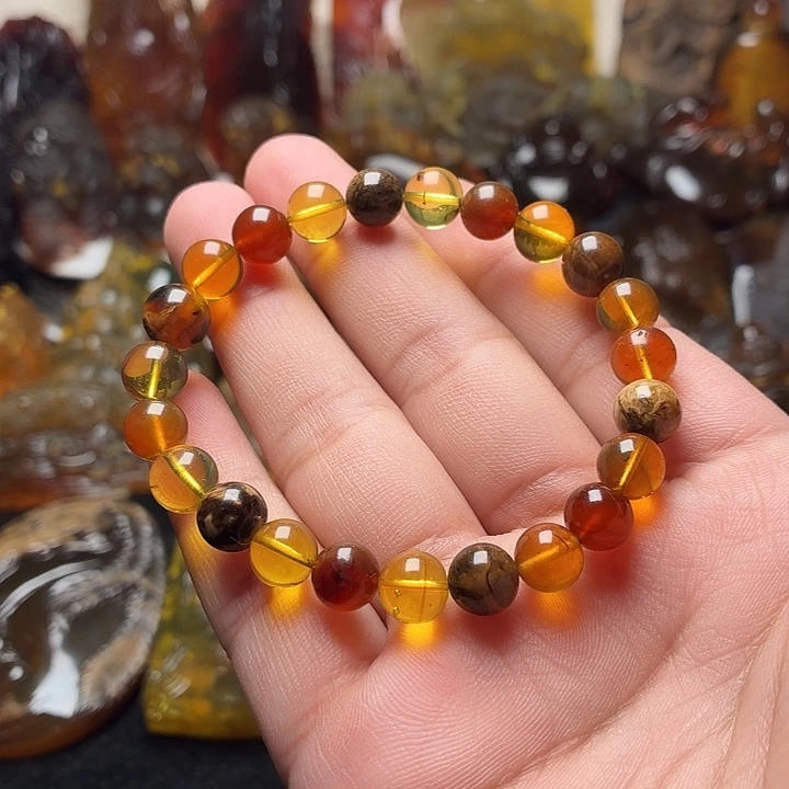 琥珀未镶嵌颈饰8➕多宝164