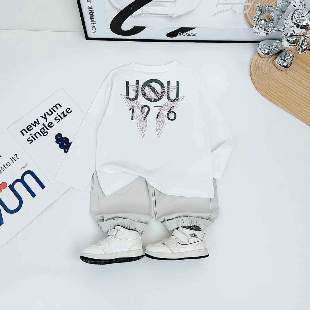 儿童长袖T恤2025新款春装男童春秋款上衣潮 AC25008 悠悠童话童装