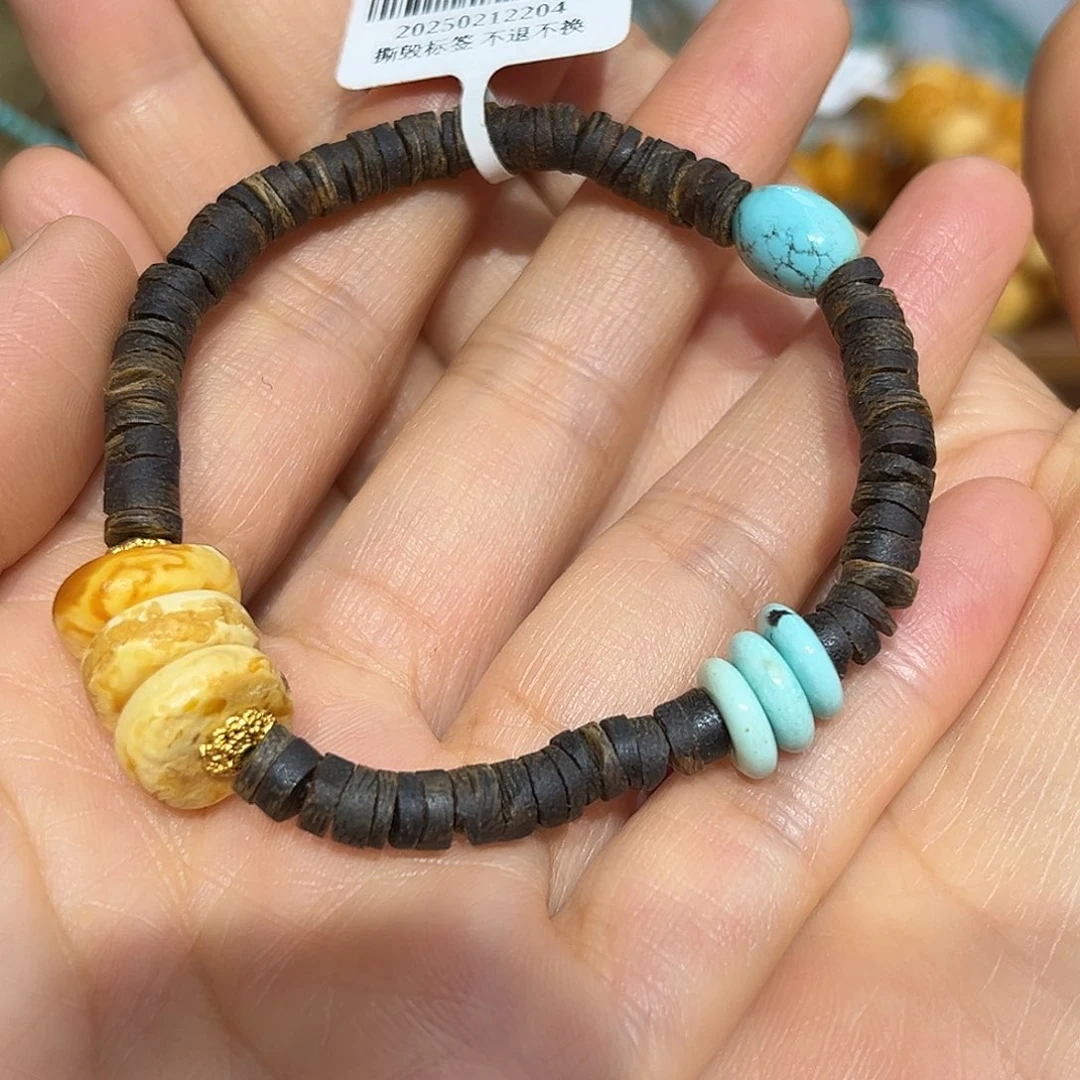 琥珀手链未镶嵌蜜蜡手串