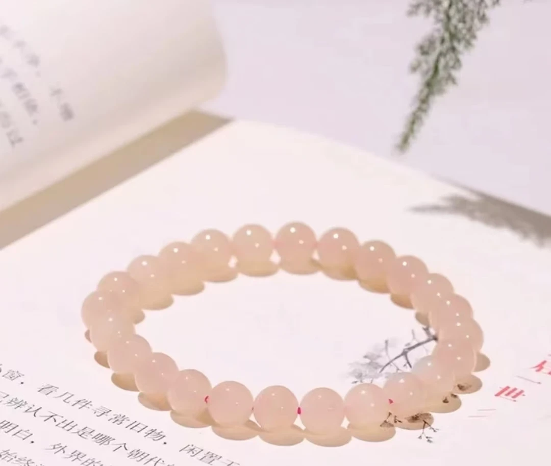 新疆天然藕粉手串女士百搭精美8mm手串（多样性发一）OF000131001