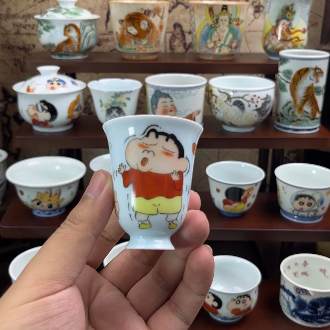 手绘小新闻香杯子