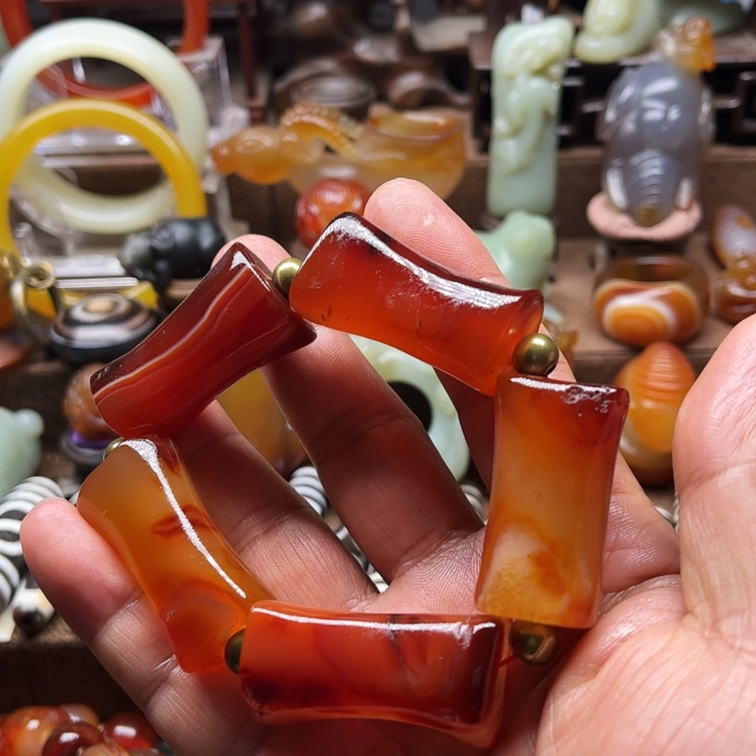 玛瑙/玉髓未镶嵌车挂