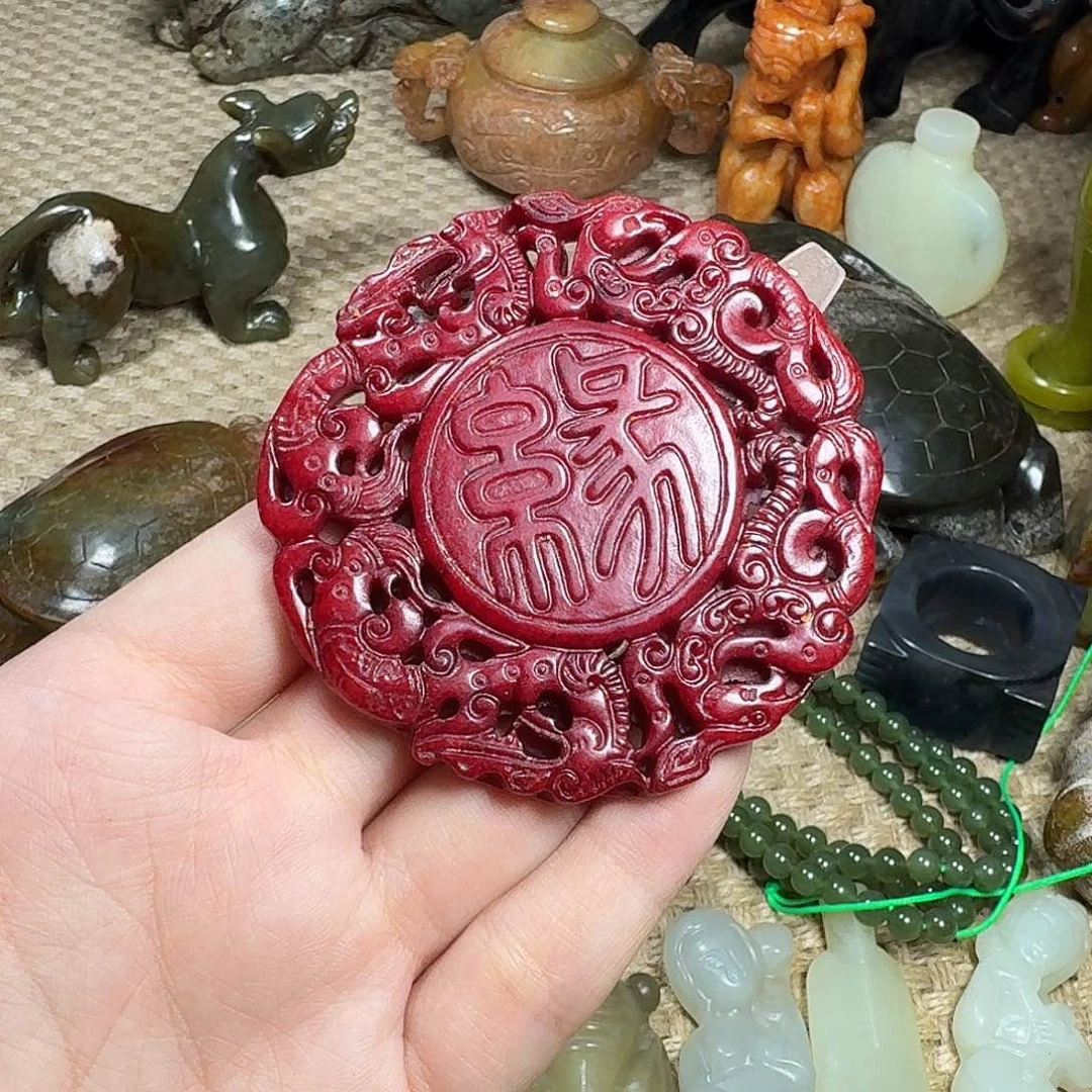 白玉菩提吊坠挂件