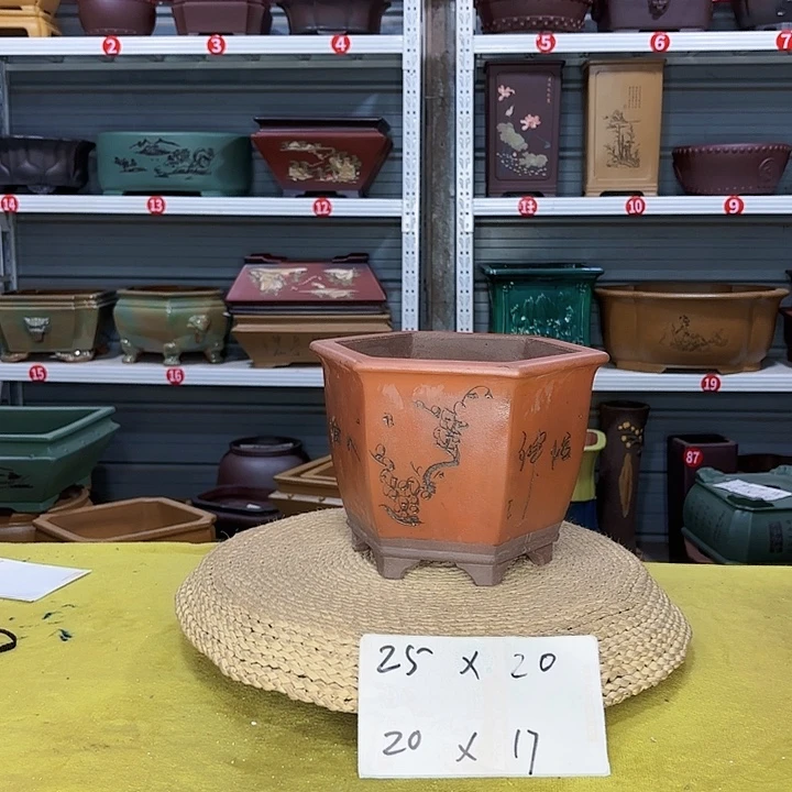 紫砂花盆宜兴紫砂厂