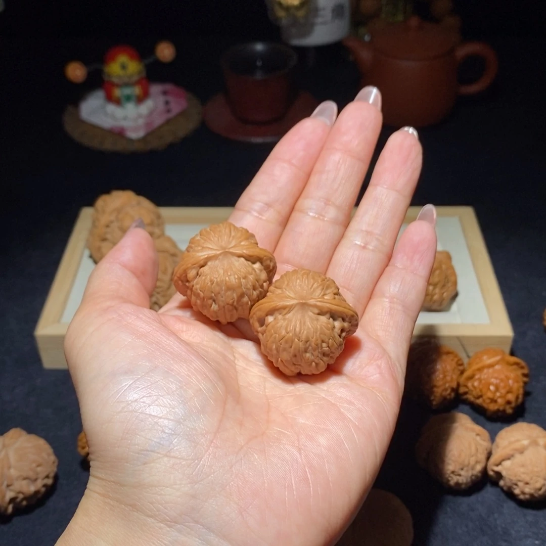 文玩核桃吊坠石子磨32