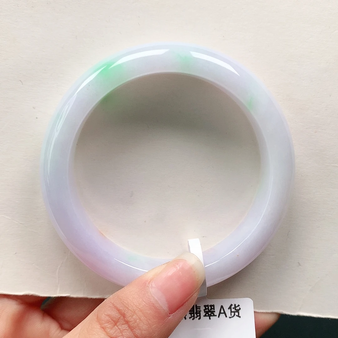 翡翠手镯未镶嵌天然翡翠手镯53