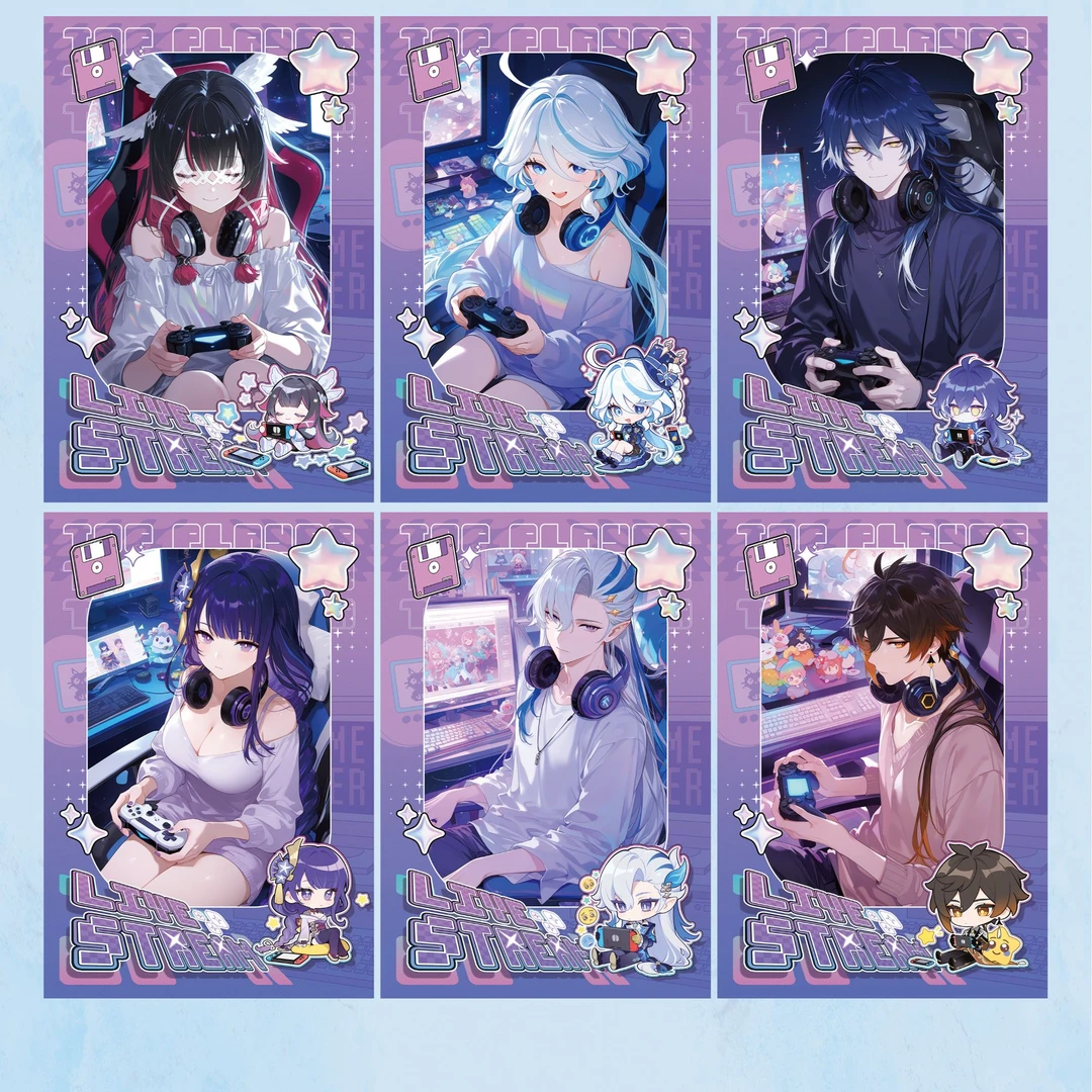 【平拆/叠叠/强娶】秋风文创源神第一弹收藏色纸【默认代拆】