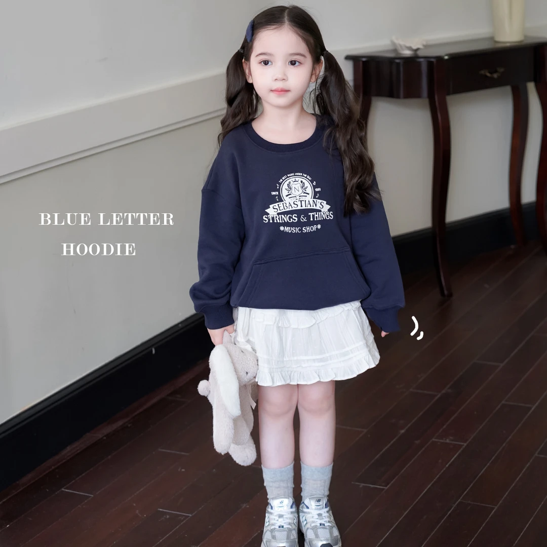 AnnieGirl秋季新款女童韩版学院风卫衣纯棉舒适休闲套装2025秋款