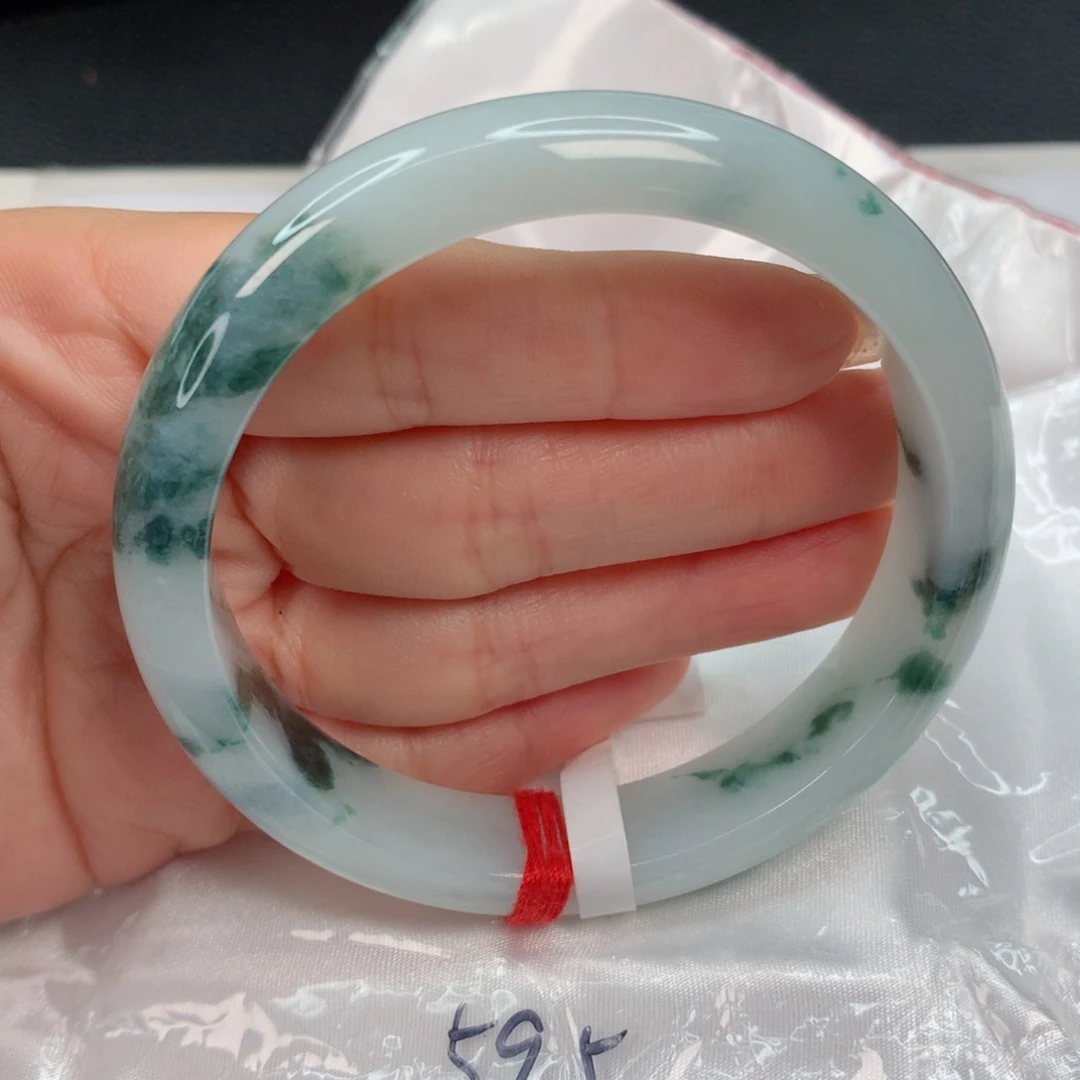 翡翠手镯未镶嵌59-60 飘花