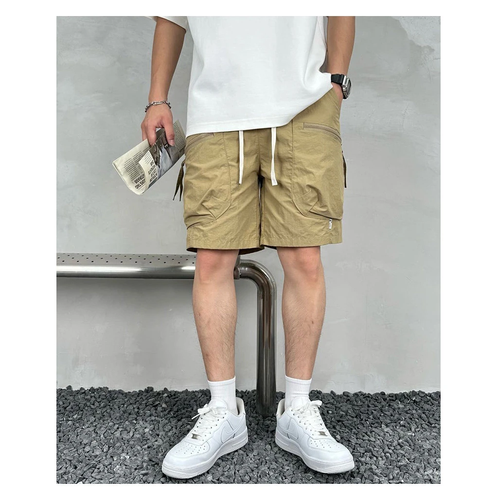 男士夏季短裤百搭裤子爆款潮流五分裤休闲裤宽松直筒薄款中裤韩版