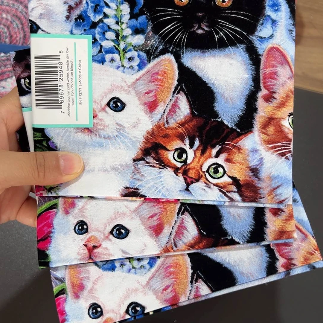 3片品牌纯棉平布45.50厘米一片果子布艺