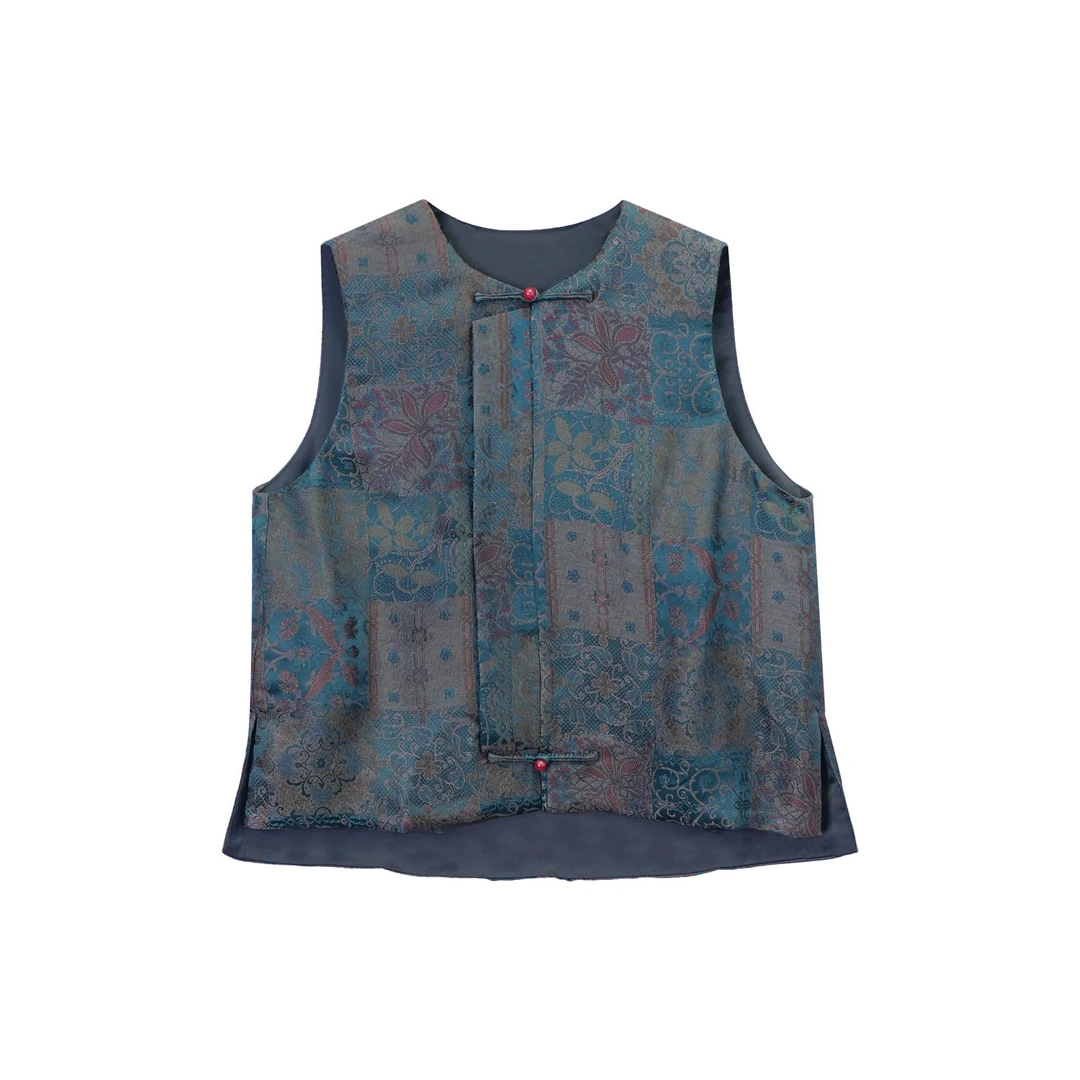 【唐宫十二彩】YS2057 宋新中式国风设马甲无袖