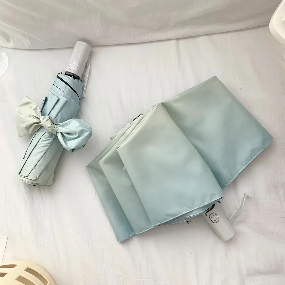 【301-500】晴雨伞折叠伞高颜值黑胶防晒通勤男女SSY直播3