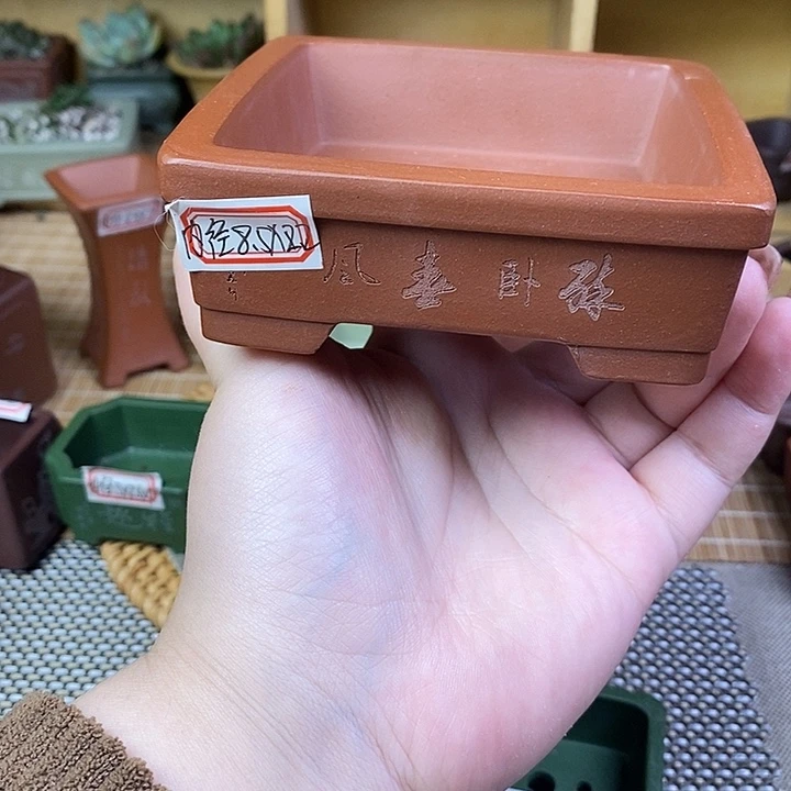 琉璃手工艺品宜兴紫砂精品花盆