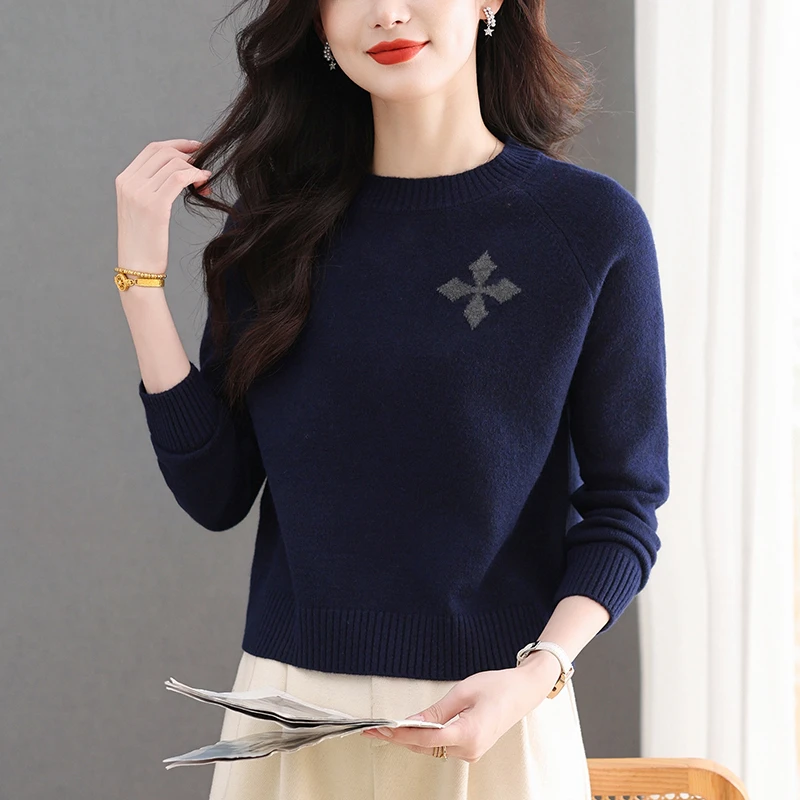 高级感超好看的毛衣小个子冬装上衣2025新款爆款气质显瘦打底衫女