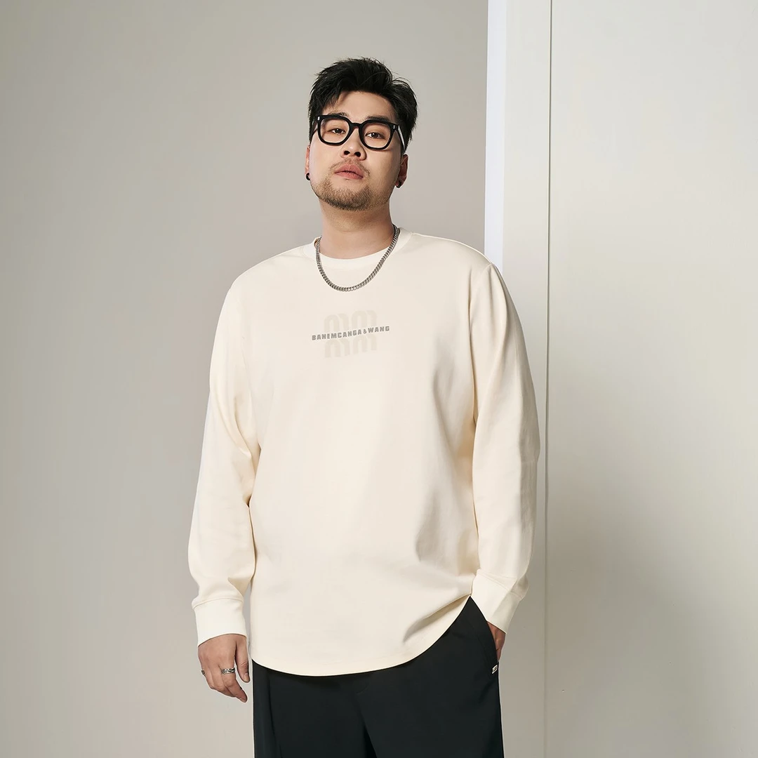 【断码捡漏】森老板胖子大码男装秋款休闲卫衣加肥加大宽松男士长袖