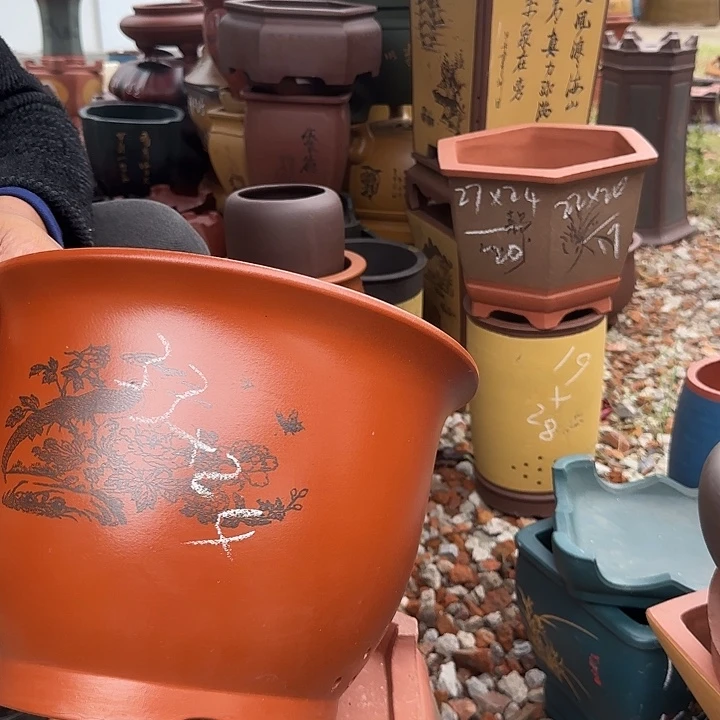 花盆紫砂紫砂花盆