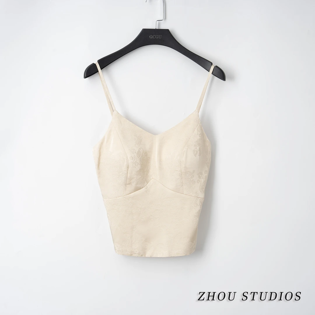 （周哥甄选）杏色吊带-22240